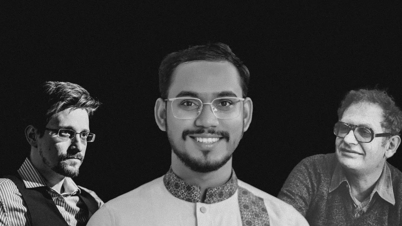 July Uprising Hero Hannan Masud & Kohlberg's Moral Development Theory. Cover image for the blog 'ভালো হয়ে যাও মাসুদ এবং কোহলবার্গ-এর নৈতিক বিকাশের ৬টি ধাপ' on zibonthinks.framer.ai by Khalid Hasan Zibon (খালিদ হাসান জীবন এর ভাবনা, ব্লগ)